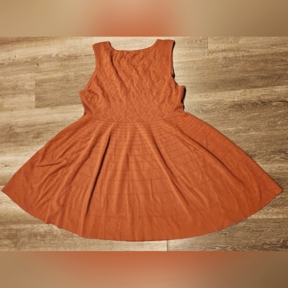 Torrid Women Thick Plus Size 4 Mini Sweater Skater Winter Dress Sleeveless Scoop - Picture 5 of 9